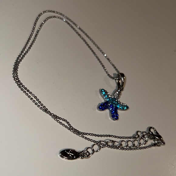 Adult Jewels Starfish Silver-Tone Metal & Shiny Stones - Picture 6 of 14